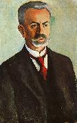 August Macke Portrait of Bernhard Koehler oil painting reproduction